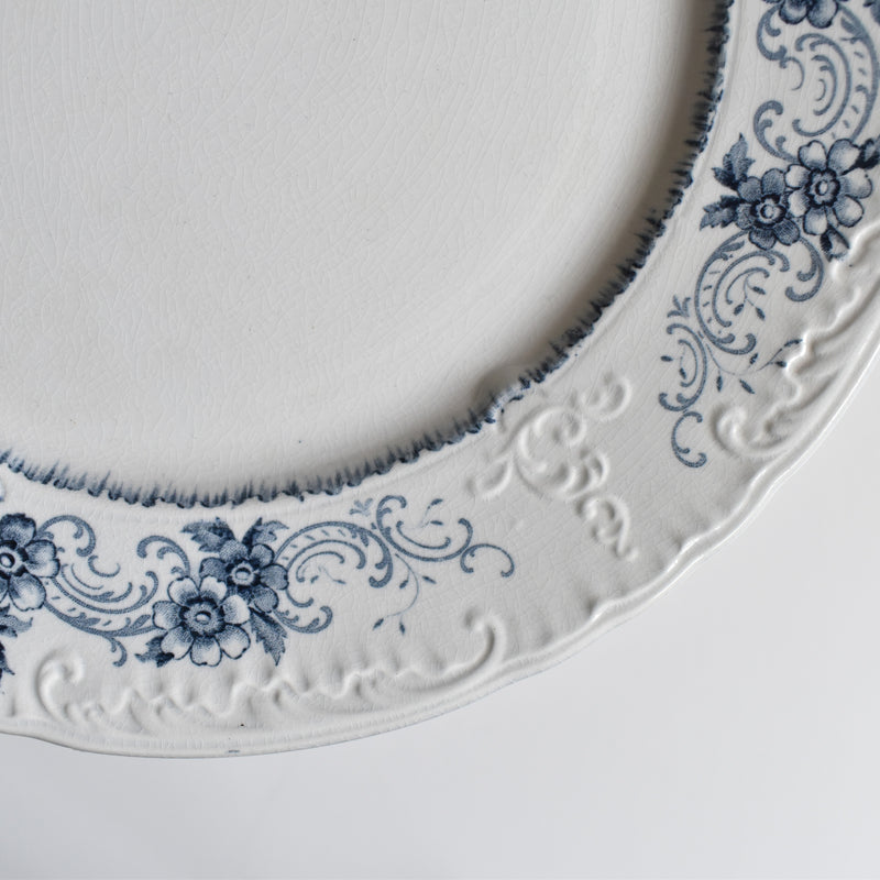 Antique Plate U&C Sarreguemines Aïda D