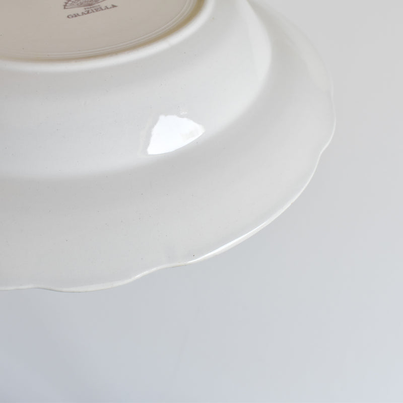 Vintage Deep Plate, Digoin & Sarreguemines, Graziella A