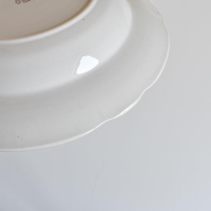 Vintage Deep Plate, Digoin & Sarreguemines, Graziella A