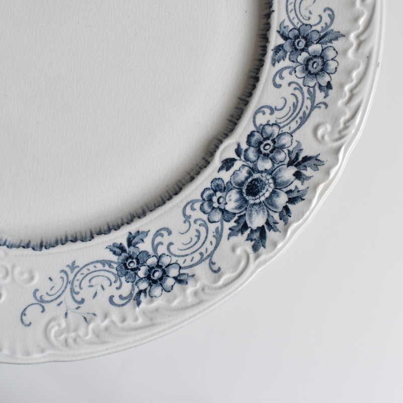 Antique Plate U&C Sarreguemines Aïda D