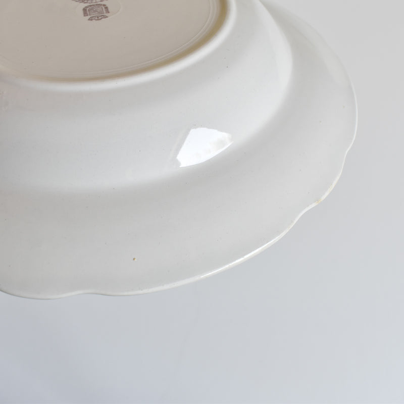 Vintage Deep Plate, Digoin & Sarreguemines, Graziella A