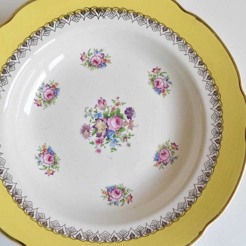 Vintage Deep Plate, Digoin & Sarreguemines, Graziella A