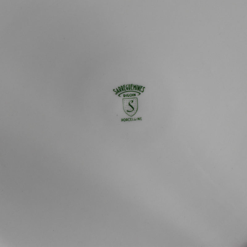 Vintage Serving Platter with Handles - Sarreguemines Blé