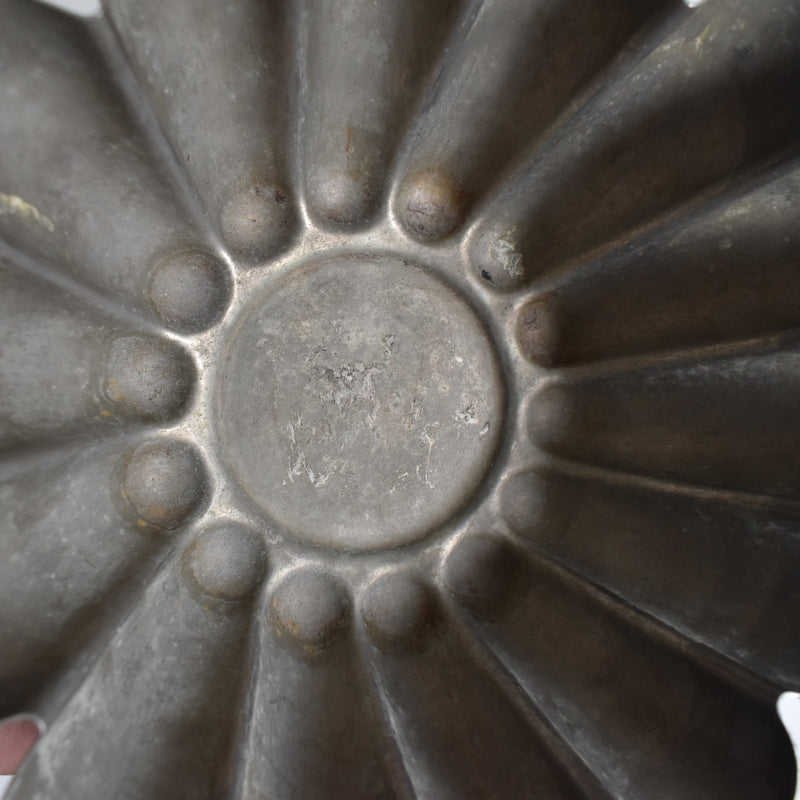 Antique Cake Pan, D "Nickel"