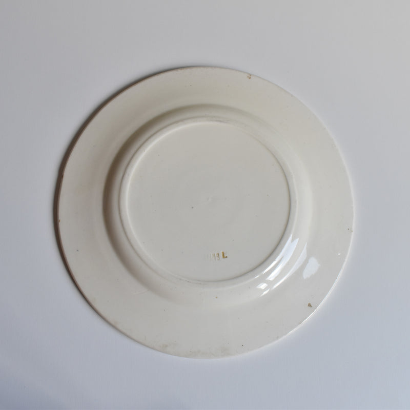 Antique Dessert Plate Salins Tunis A