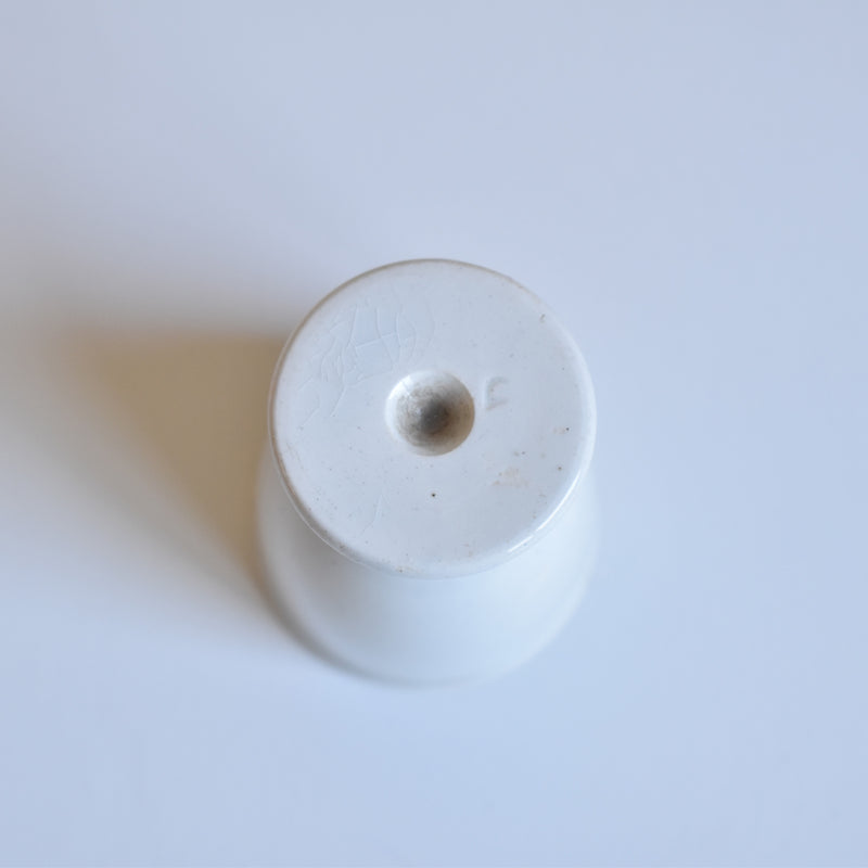 Antique Egg Stand White D