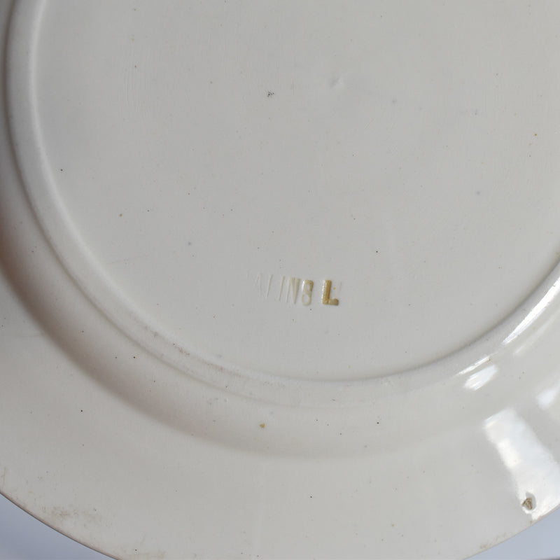 Antique Dessert Plate Salins Tunis A