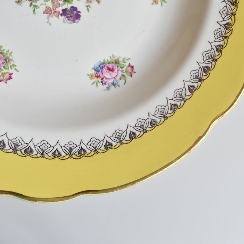 Vintage Deep Plate, Digoin & Sarreguemines, Graziella A