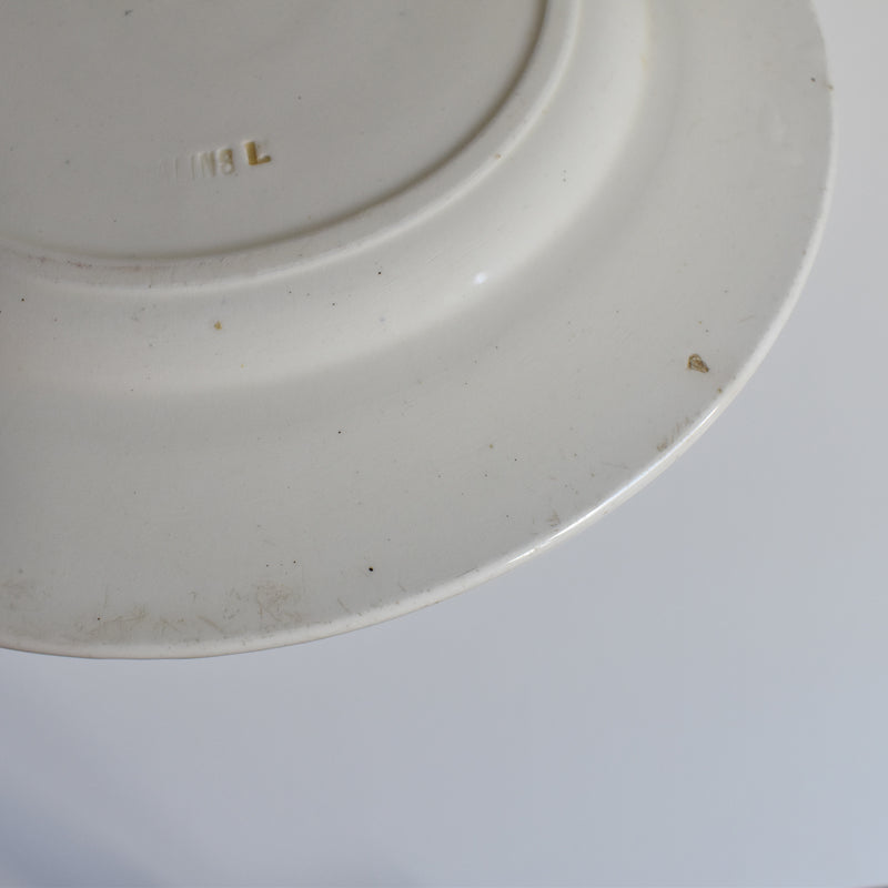 Antique Dessert Plate Salins Tunis A