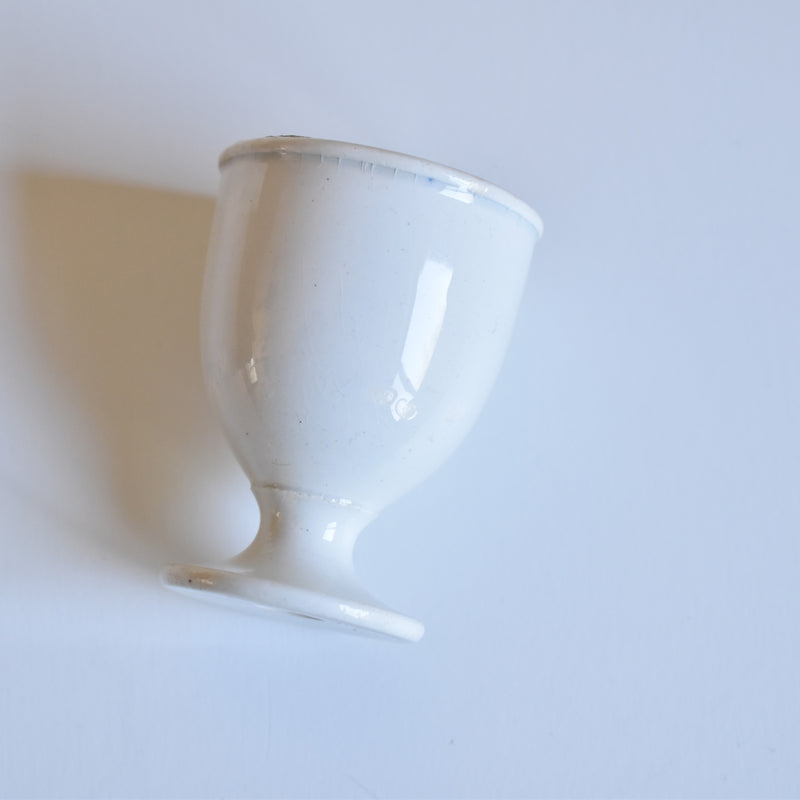 Antique Egg Stand White D