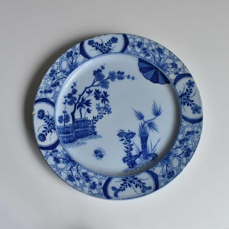 Antique plate Creil et Montereau Japon 21.5cm C