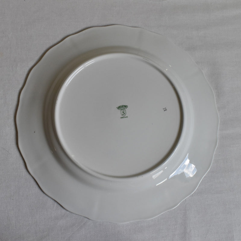 Vintage large plate, Sarreguemines Blé