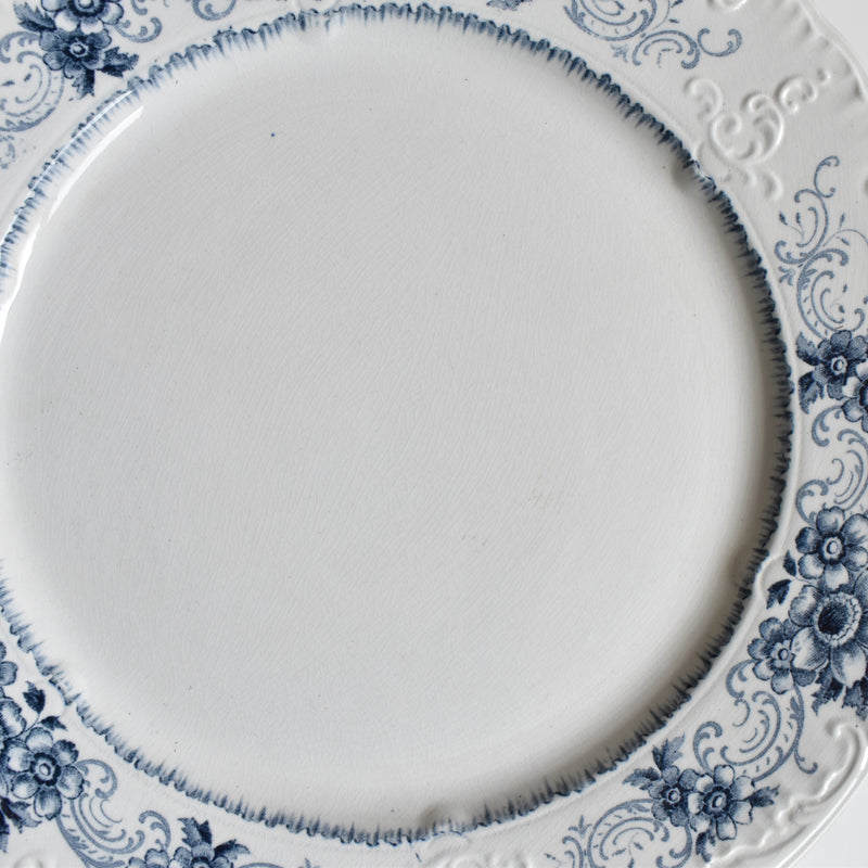 Antique Plate U&C Sarreguemines Aïda E
