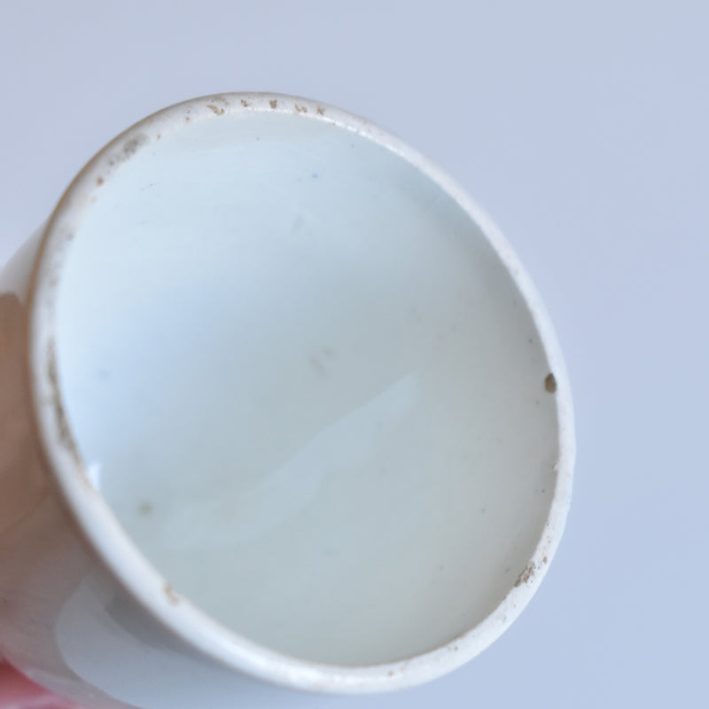 Antique Egg Stand White D