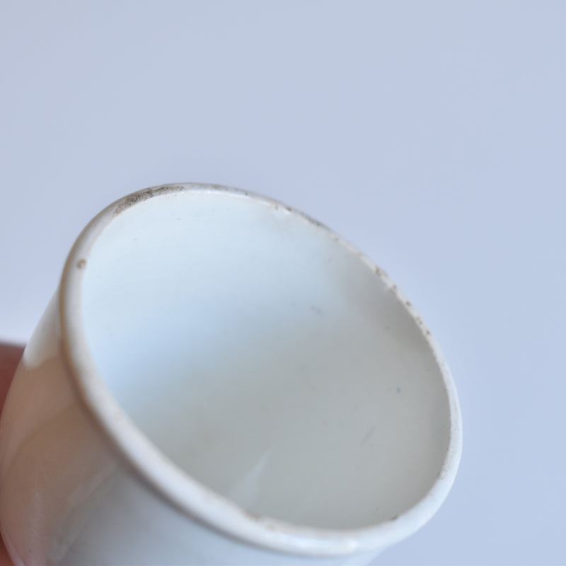 Antique Egg Stand White D