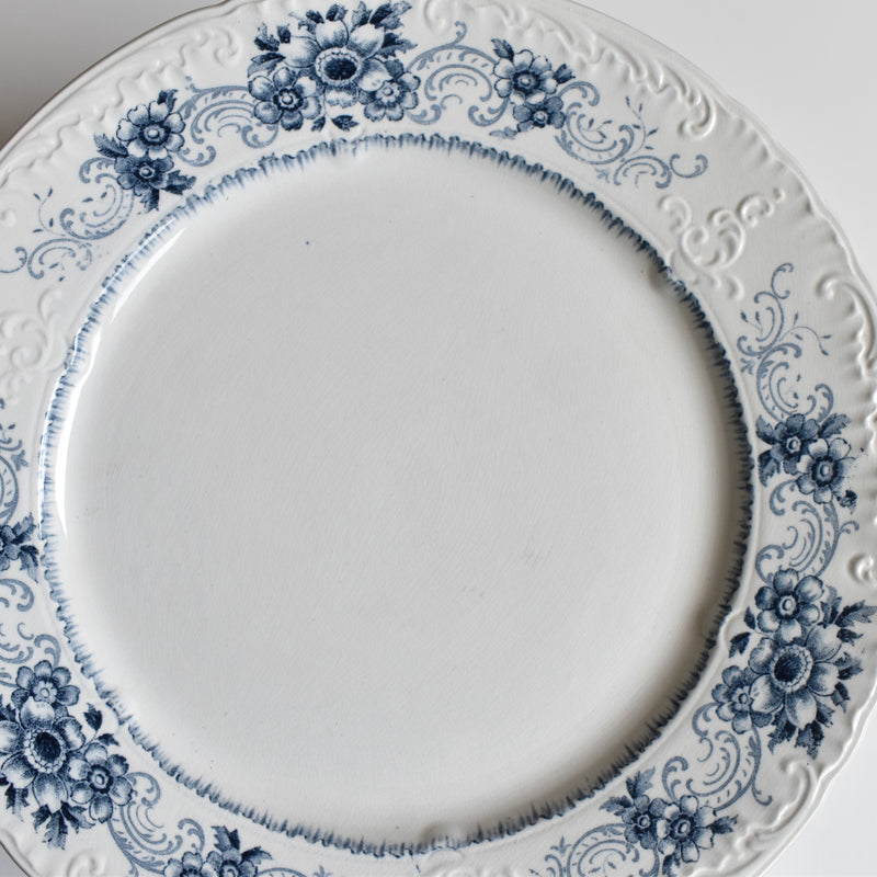 Antique Plate U&C Sarreguemines Aïda E