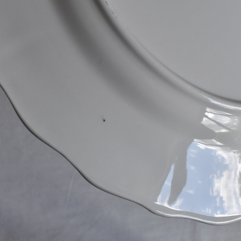 Vintage large plate, Sarreguemines Blé