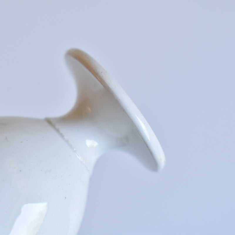 Antique Egg Stand White D