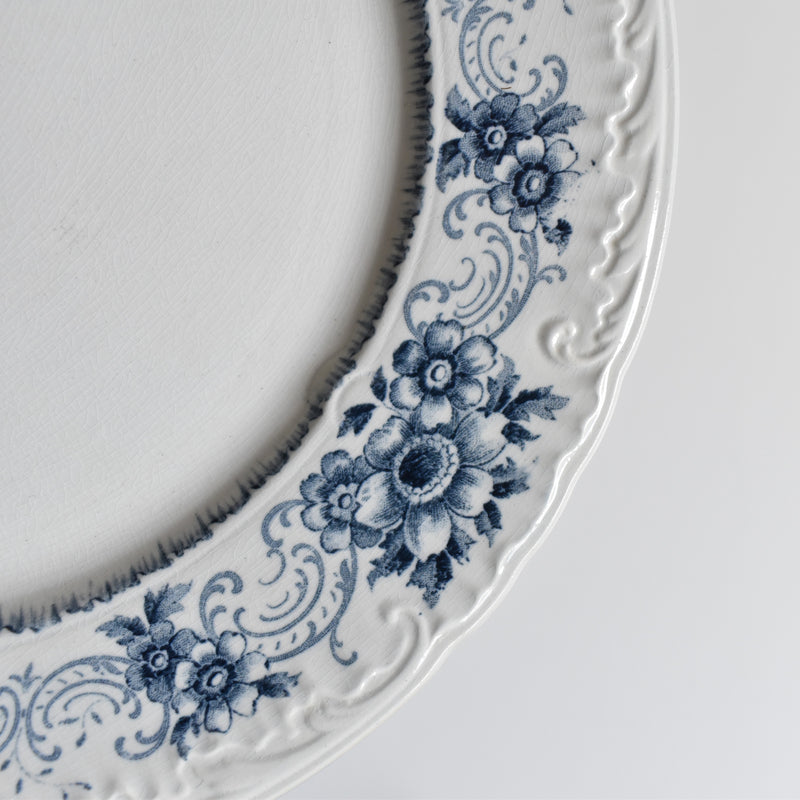 Antique Plate U&C Sarreguemines Aïda E