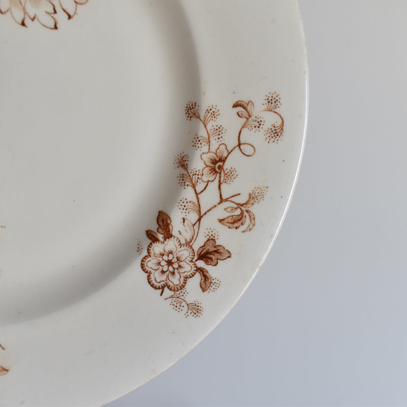 Antique Dessert Plate Salins Tunis A