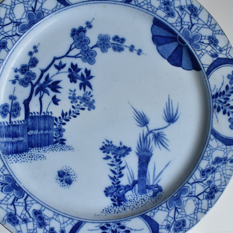 Antique plate Creil et Montereau Japon 21.5cm C