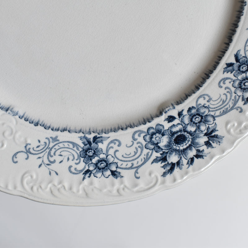 Antique Plate U&C Sarreguemines Aïda E