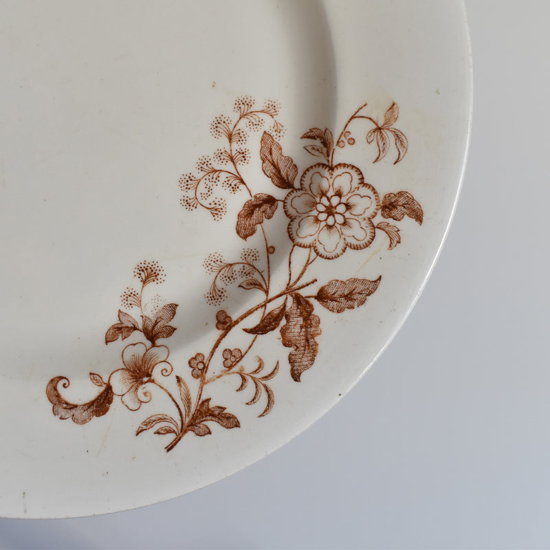 Antique Dessert Plate Salins Tunis A