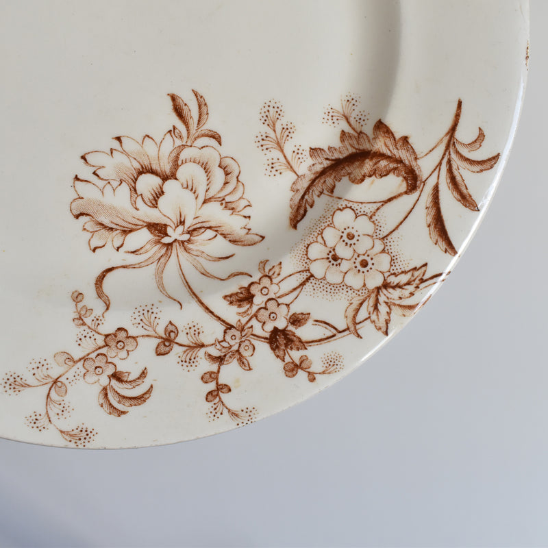 Antique Dessert Plate Salins Tunis A