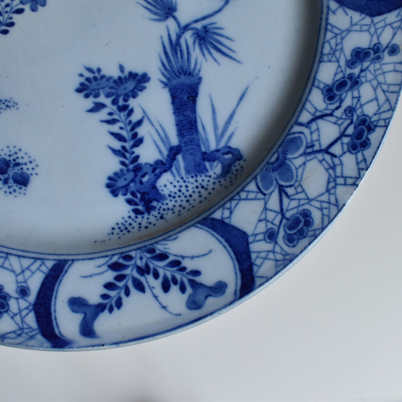 Antique plate Creil et Montereau Japon 21.5cm C