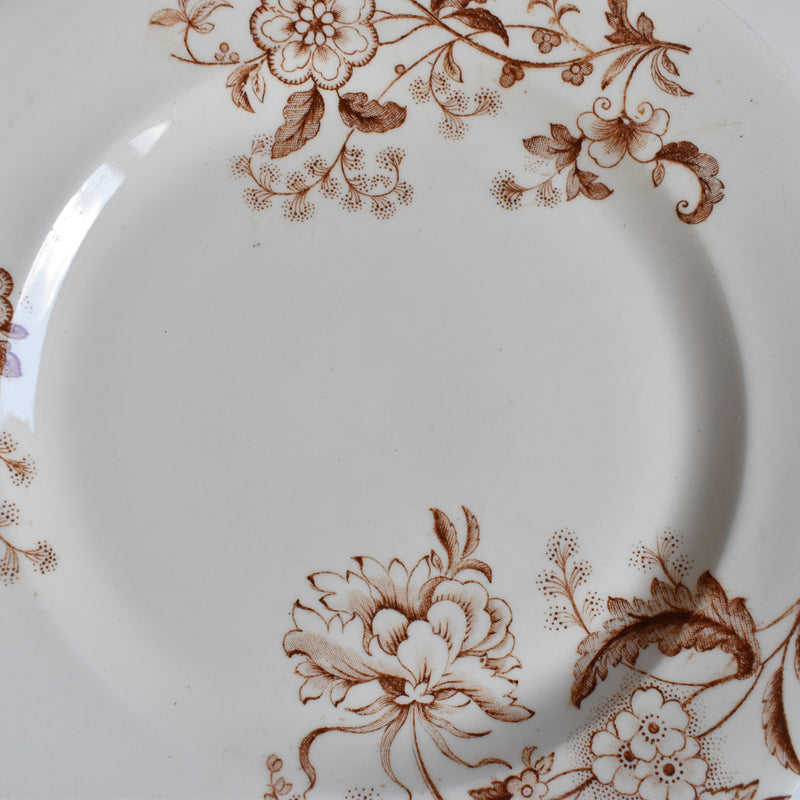 Antique Dessert Plate Salins Tunis A