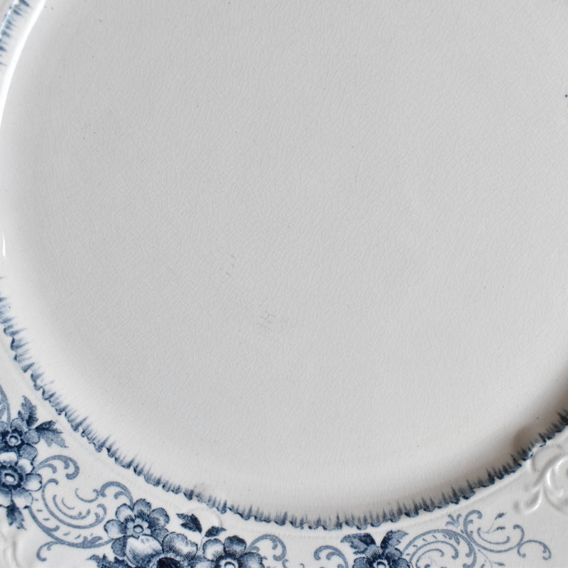 Antique Plate U&C Sarreguemines Aïda E