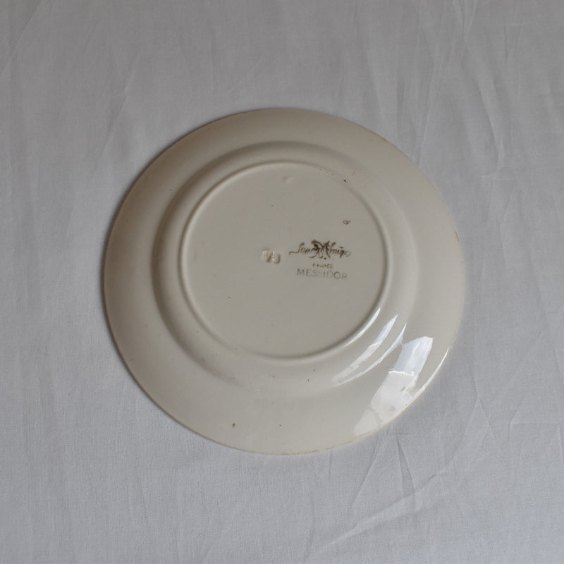 Vintage Dessert Plate Sarreguemines Messidor B