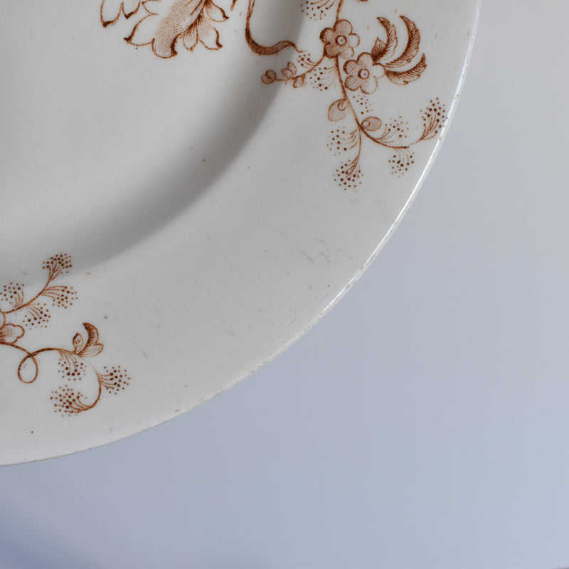 Antique Dessert Plate Salins Tunis A