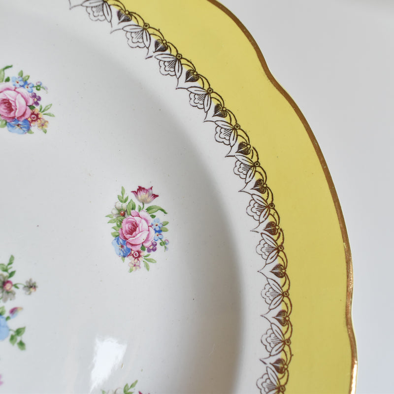 Vintage Deep Plate Digoin & Sarreguemines Graziella B