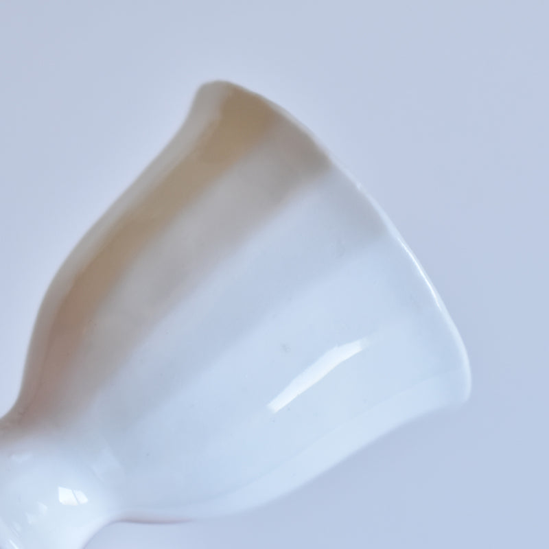 Antique Egg Stand, White E