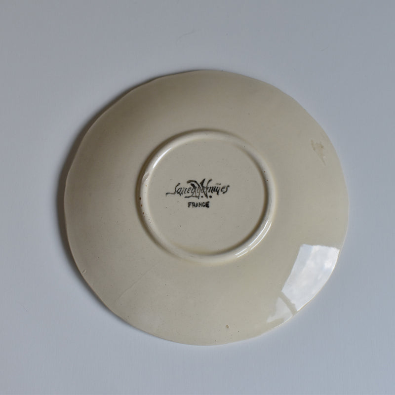 Vintage Tea Cup & Saucer, Floral Rim E