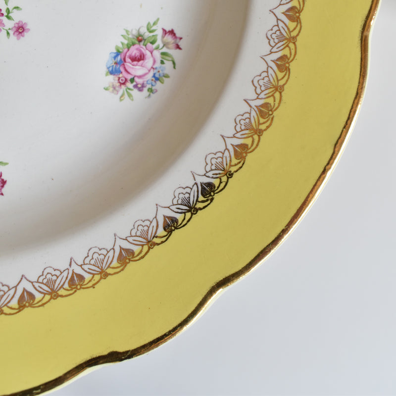 Vintage Deep Plate Digoin & Sarreguemines Graziella B