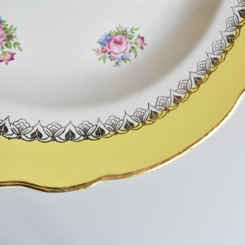 Vintage Deep Plate Digoin & Sarreguemines Graziella B
