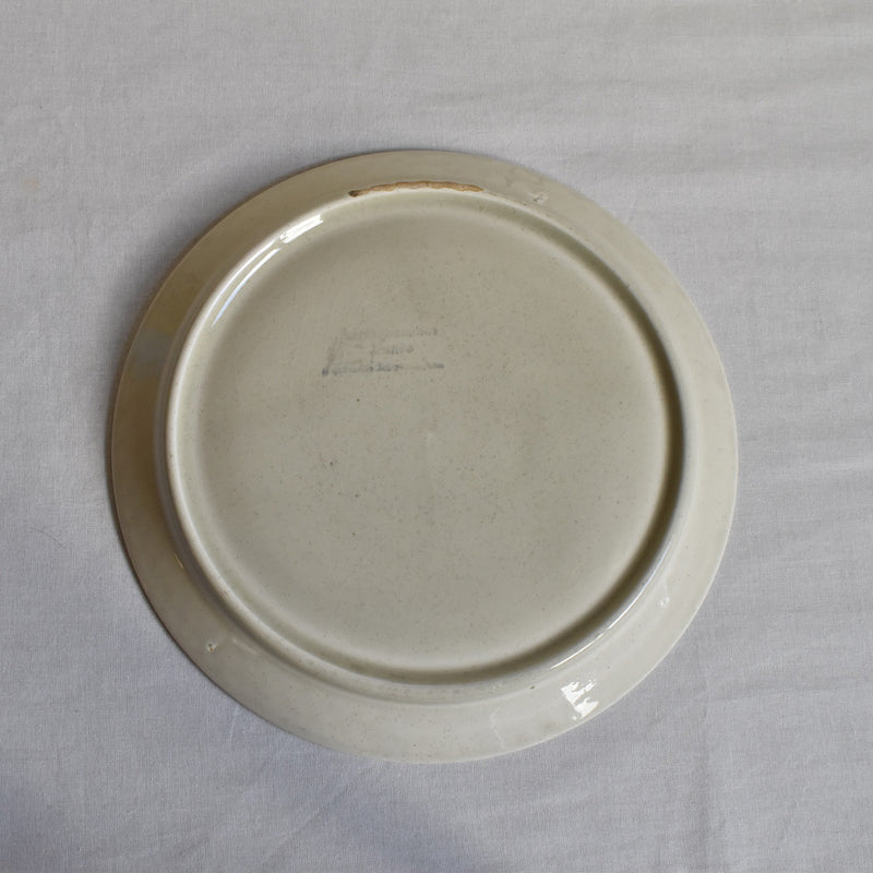 Vintage Fondue Plate - Sarreguemines Chardons B