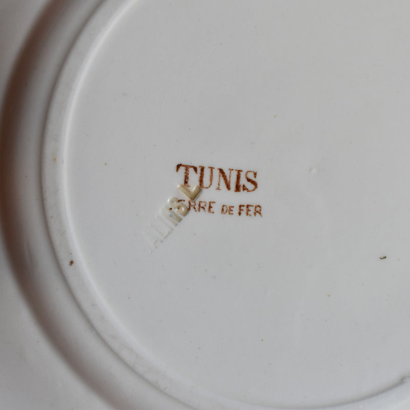 Antique Dessert Plate Salins Tunis B