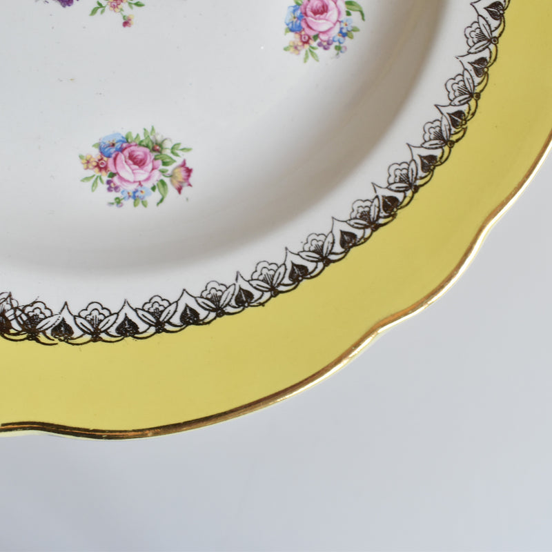 Vintage Deep Plate Digoin & Sarreguemines Graziella B
