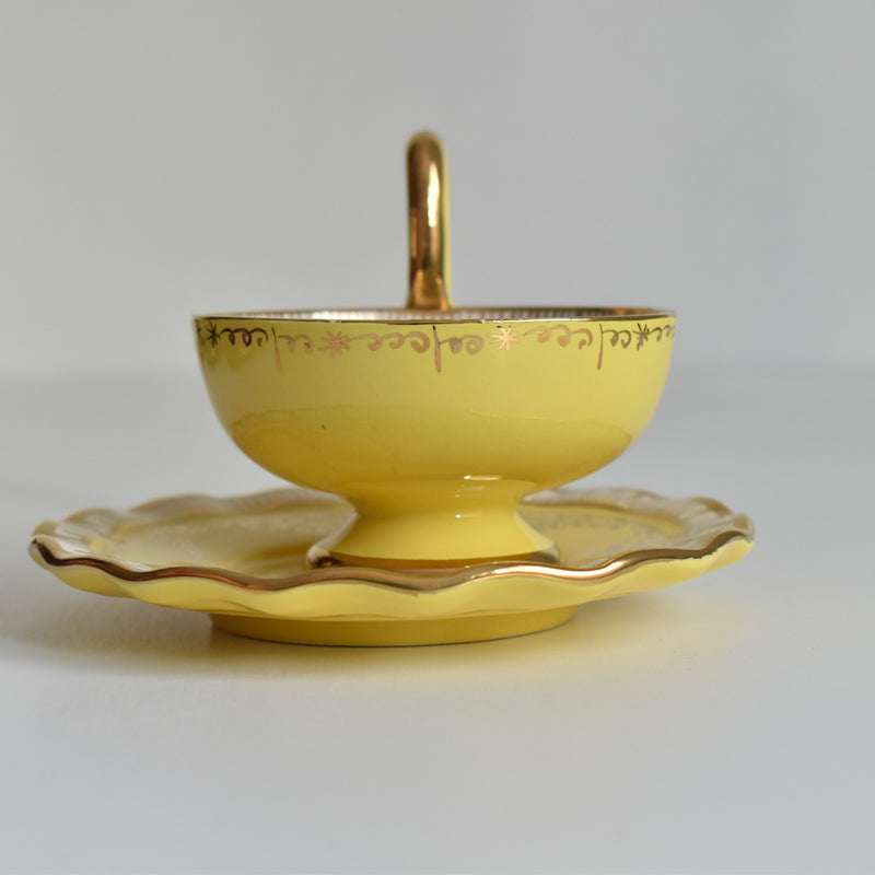 ア.ドラサンヴァル A.Dressinval コーヒーカップ＆ソーサー Yellow A
