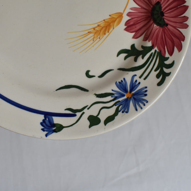 Vintage Dessert Plate Sarreguemines Messidor B