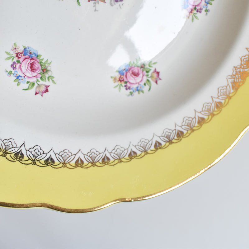 Vintage Deep Plate Digoin & Sarreguemines Graziella B