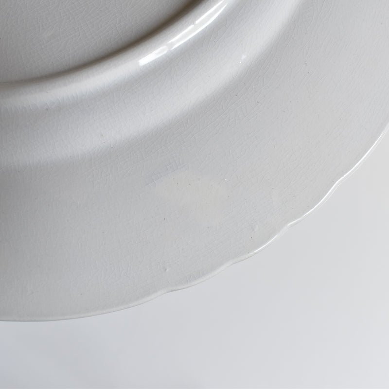Antique Plate U&C Sarreguemines Aïda F