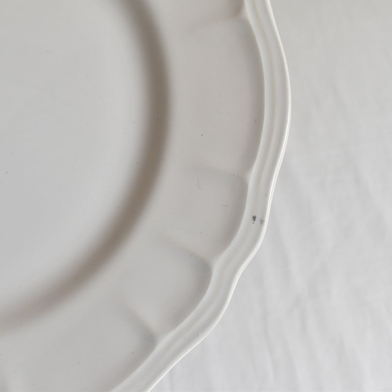 Vintage Dessert Plate Salins Flower Rim B