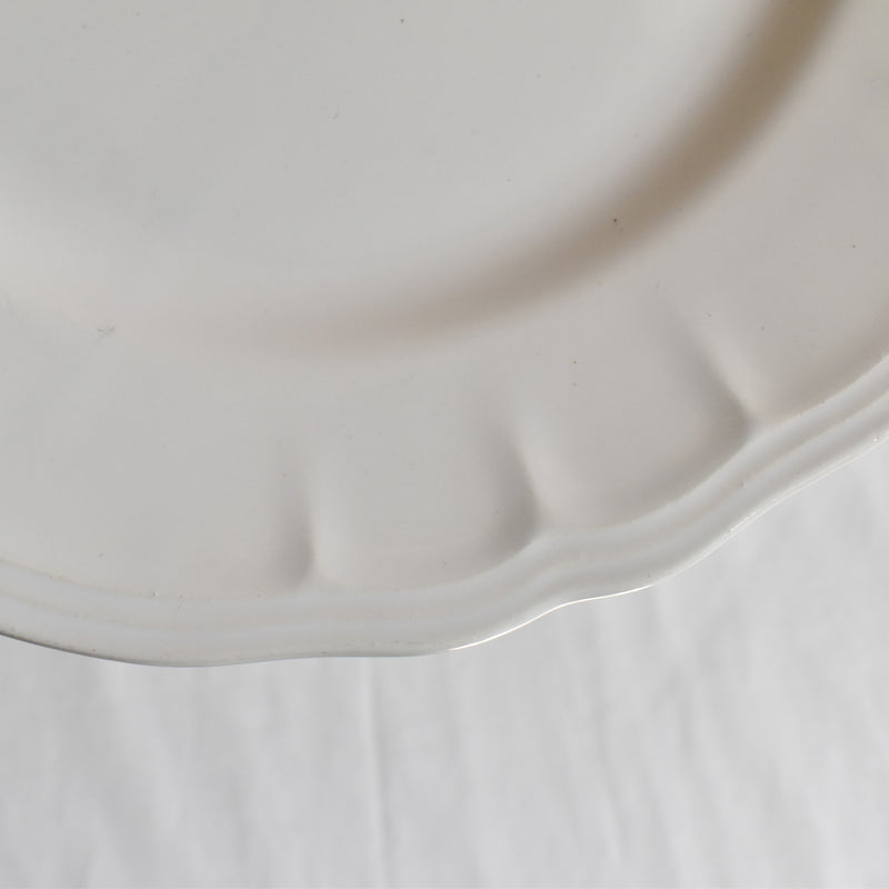 Vintage Dessert Plate Salins Flower Rim B