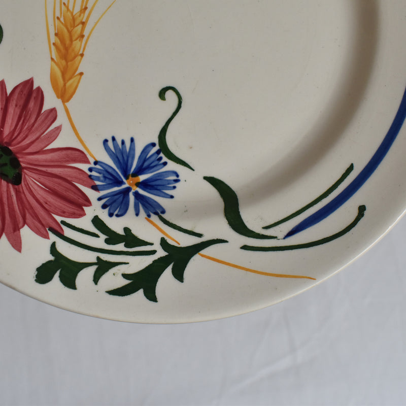Vintage Dessert Plate Sarreguemines Messidor B