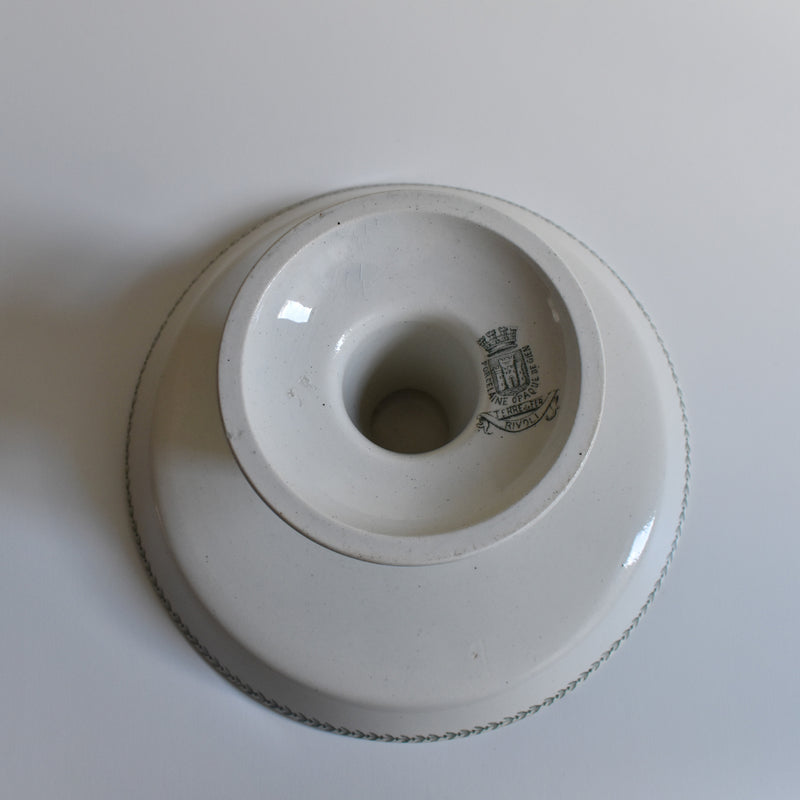 Antique Compote Dish, Gien Rivoli