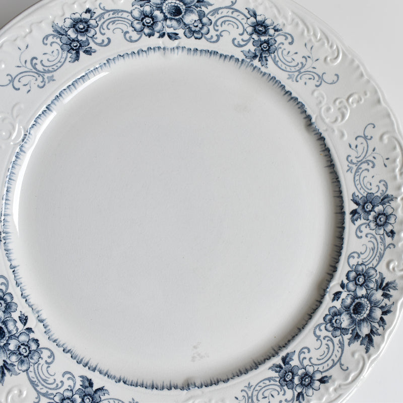 Antique Plate U&C Sarreguemines Aïda F